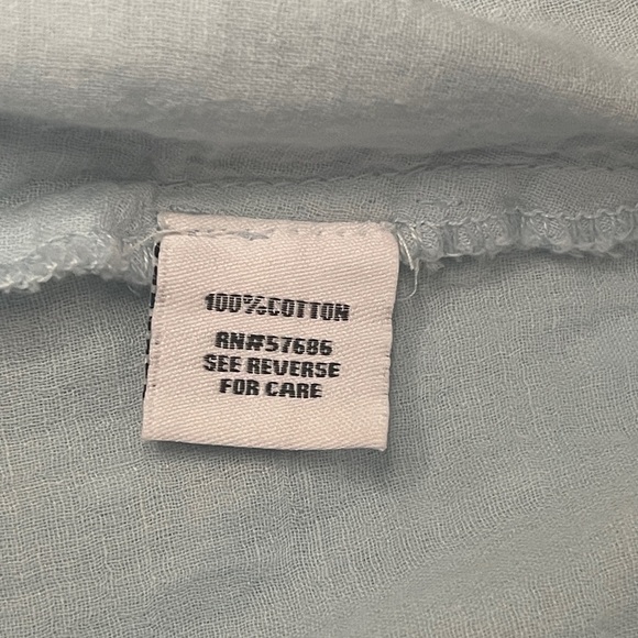 Miss Selfie Light Blue Sleeveless Women's Top - Picture 4 of 5